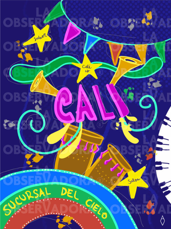 Ilustración Alumbrado De Cali